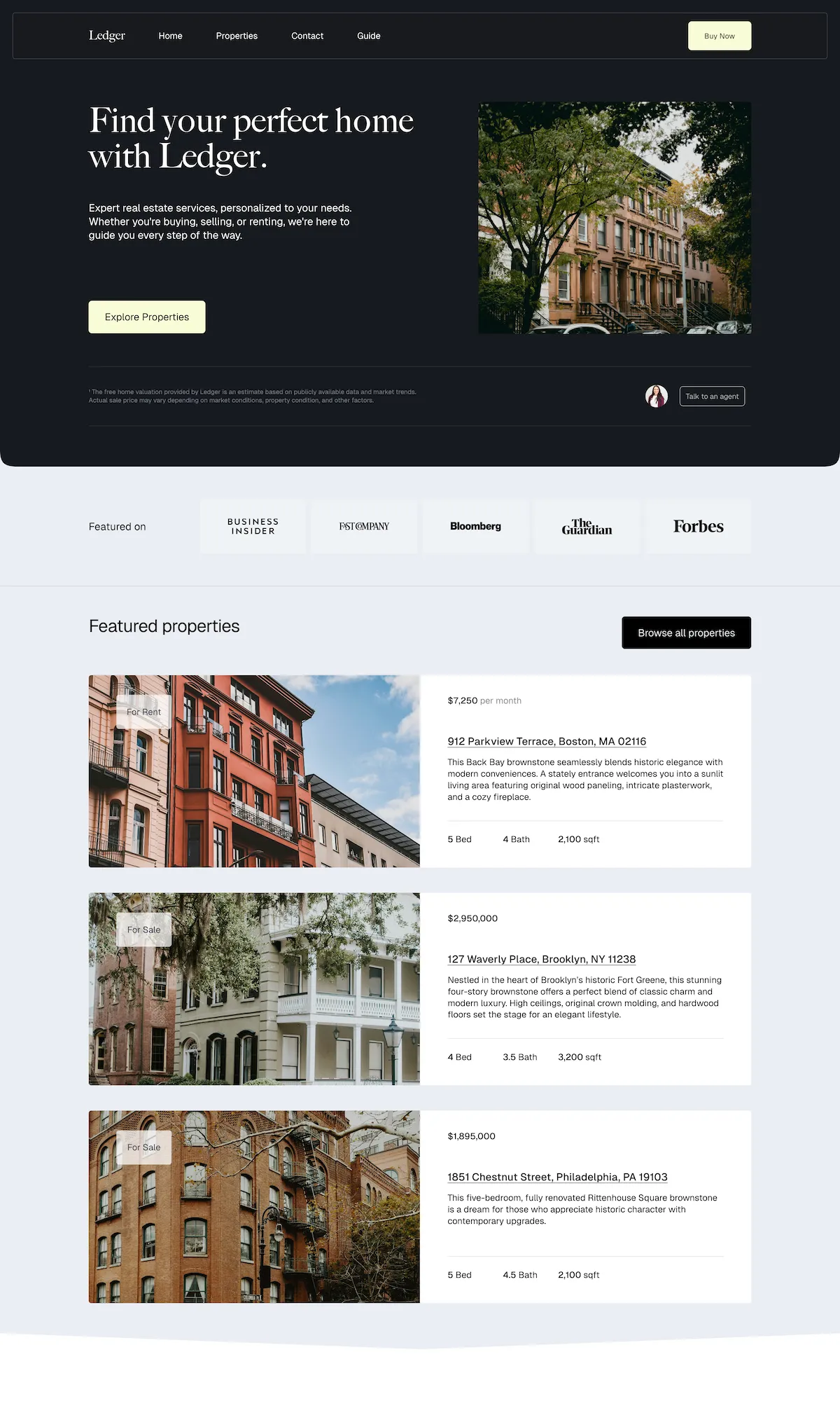 Ledger – Squarespace template